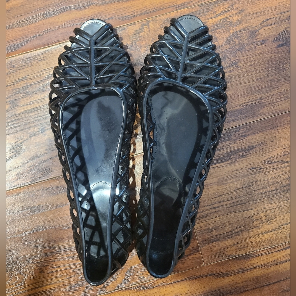 American Apparel Black Jellies size6